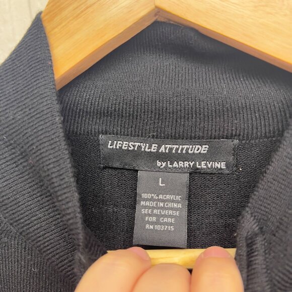 Vintage 90s Larry Levine Floral Button Cardigan Large - Picture 7 of 8